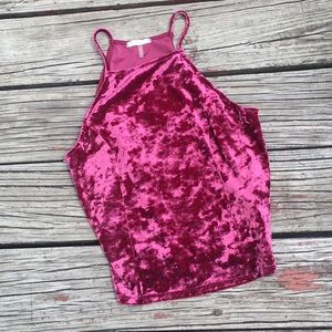 Velvet tank top